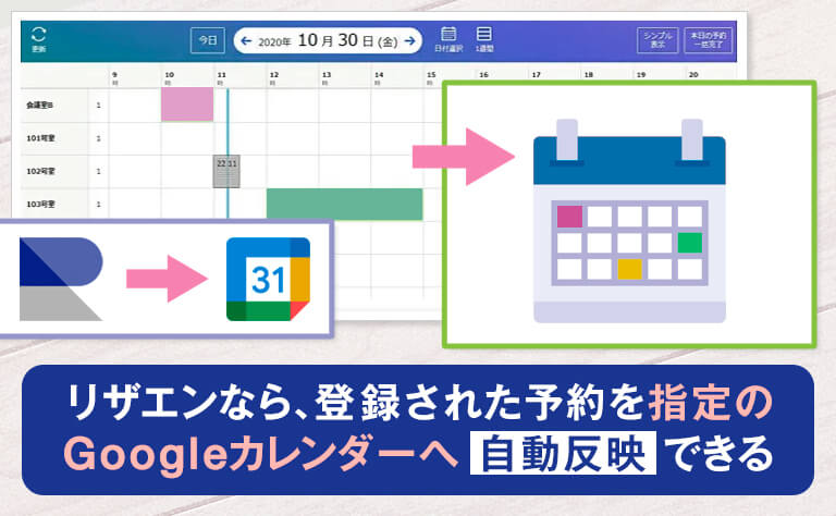 予約システムをGoogleカレンダーと連携させる方法はある？