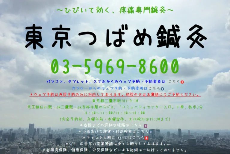 東京つばめ鍼灸 webサイト